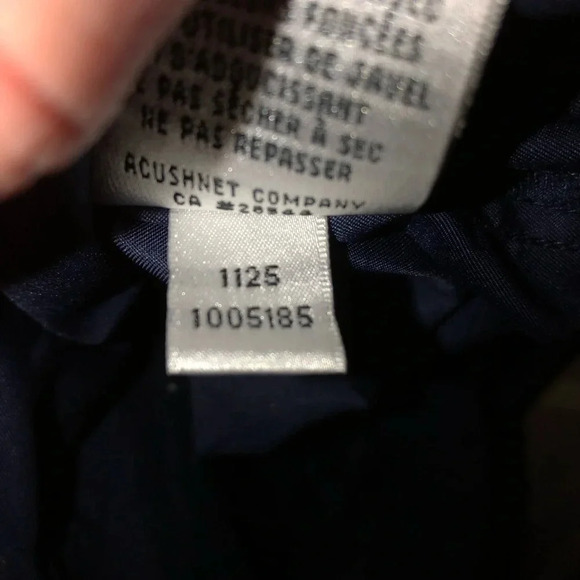 Footjoy Men’s Windbreaker Sleeveless Vest Navy Logo Golf Size XL - Picture 5 of 7